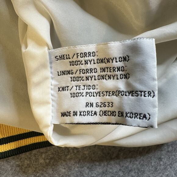 Vintage Green Bay Packers Pro Player 1/4 Zip Pullover Jacket Men's XL Green - Picture 9 of 13